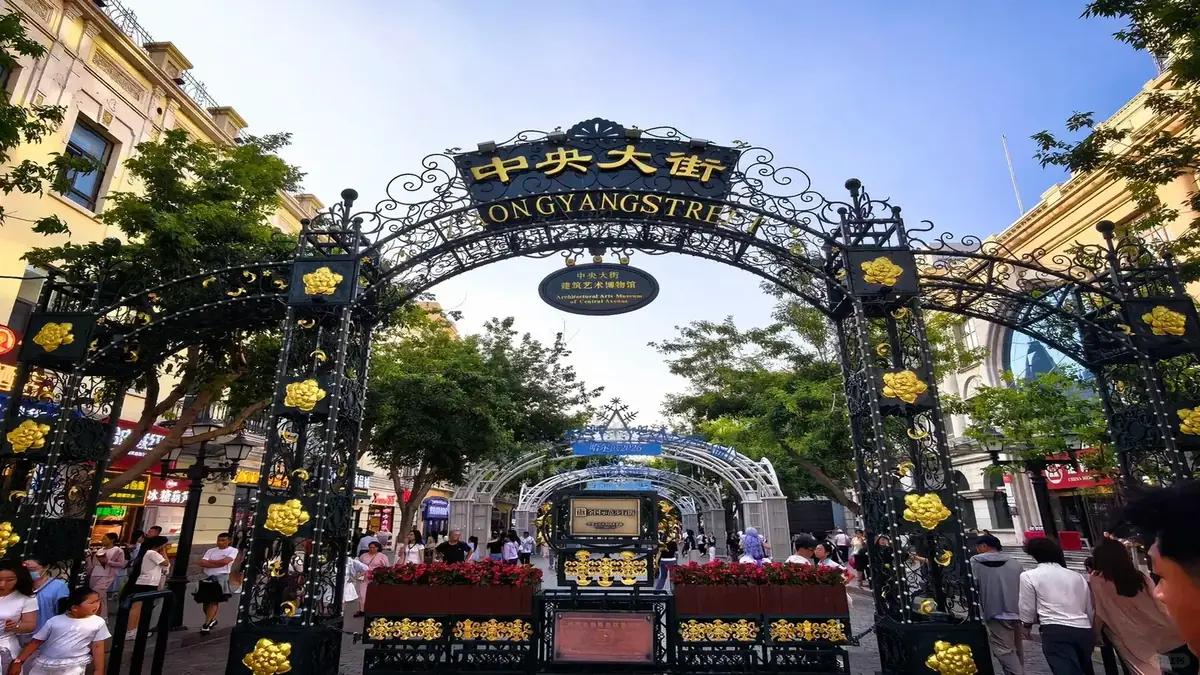 Harbin arrival scene
