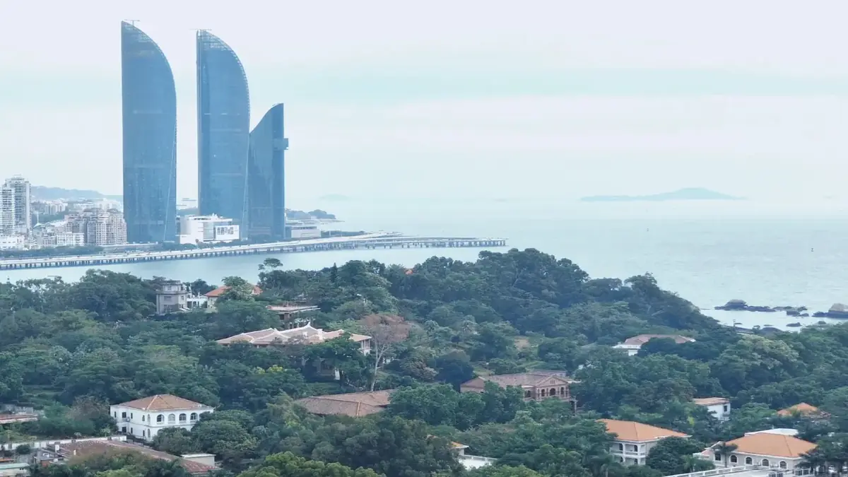Xiamen arrival scene