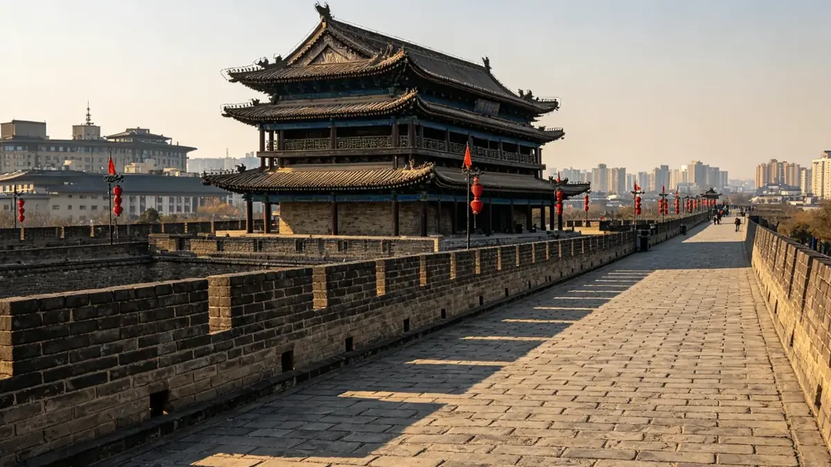 Xi'an onward route scene