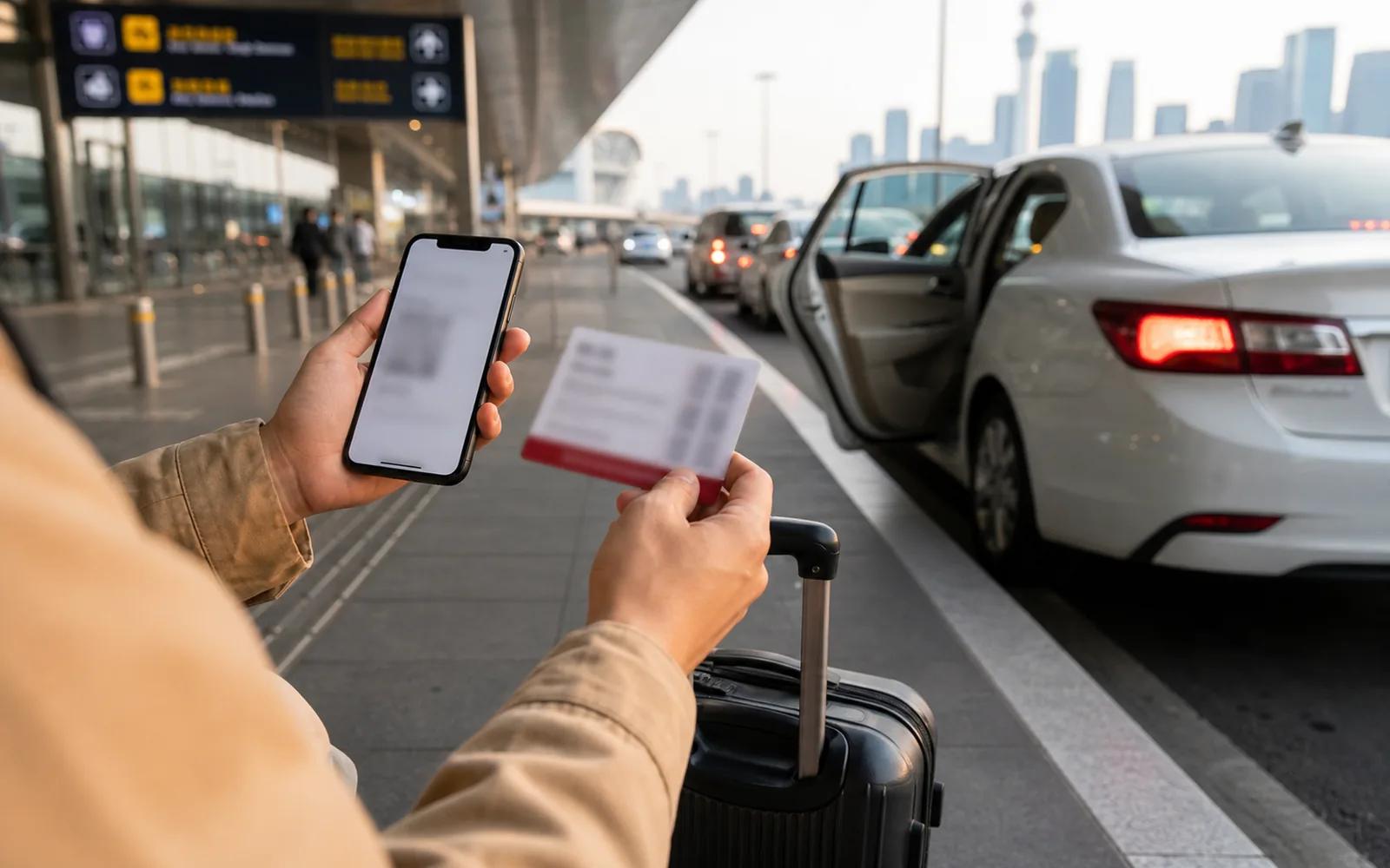 From Airport to Hotel in China
